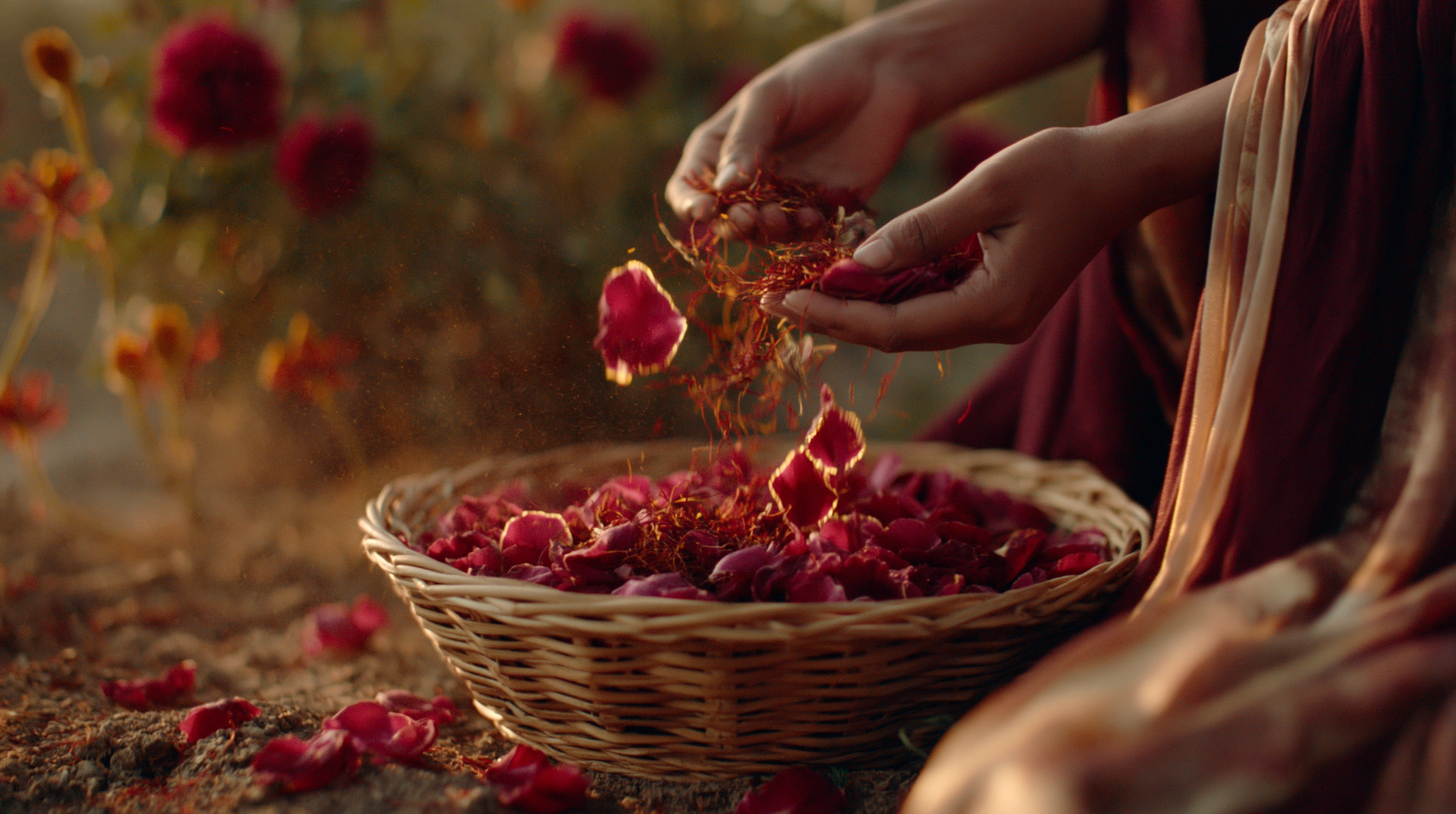 Rose Saffron Symphony